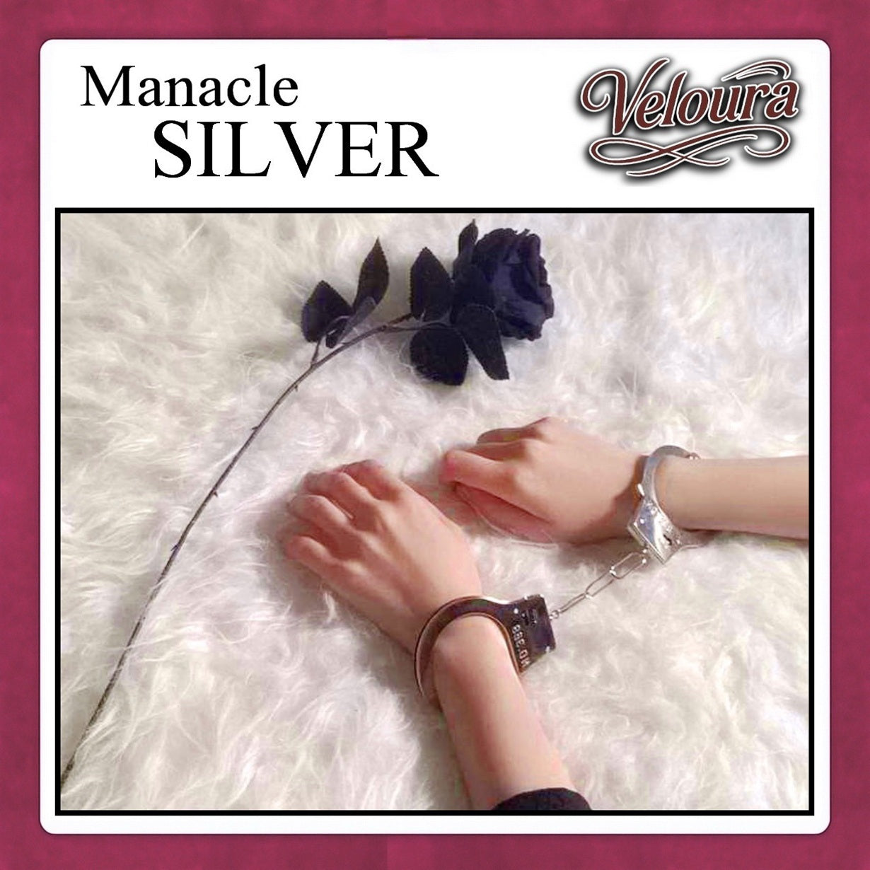 Midnight Handcuffs - Borgol Classic Manacle Steel