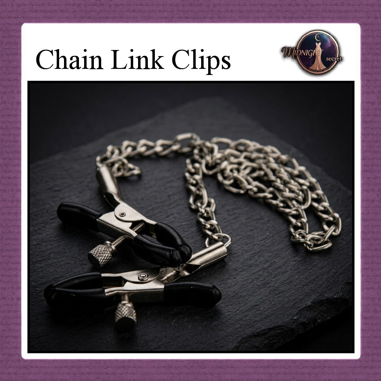 Midnight Clip - Chain Link Nipple Clips Aksesoris