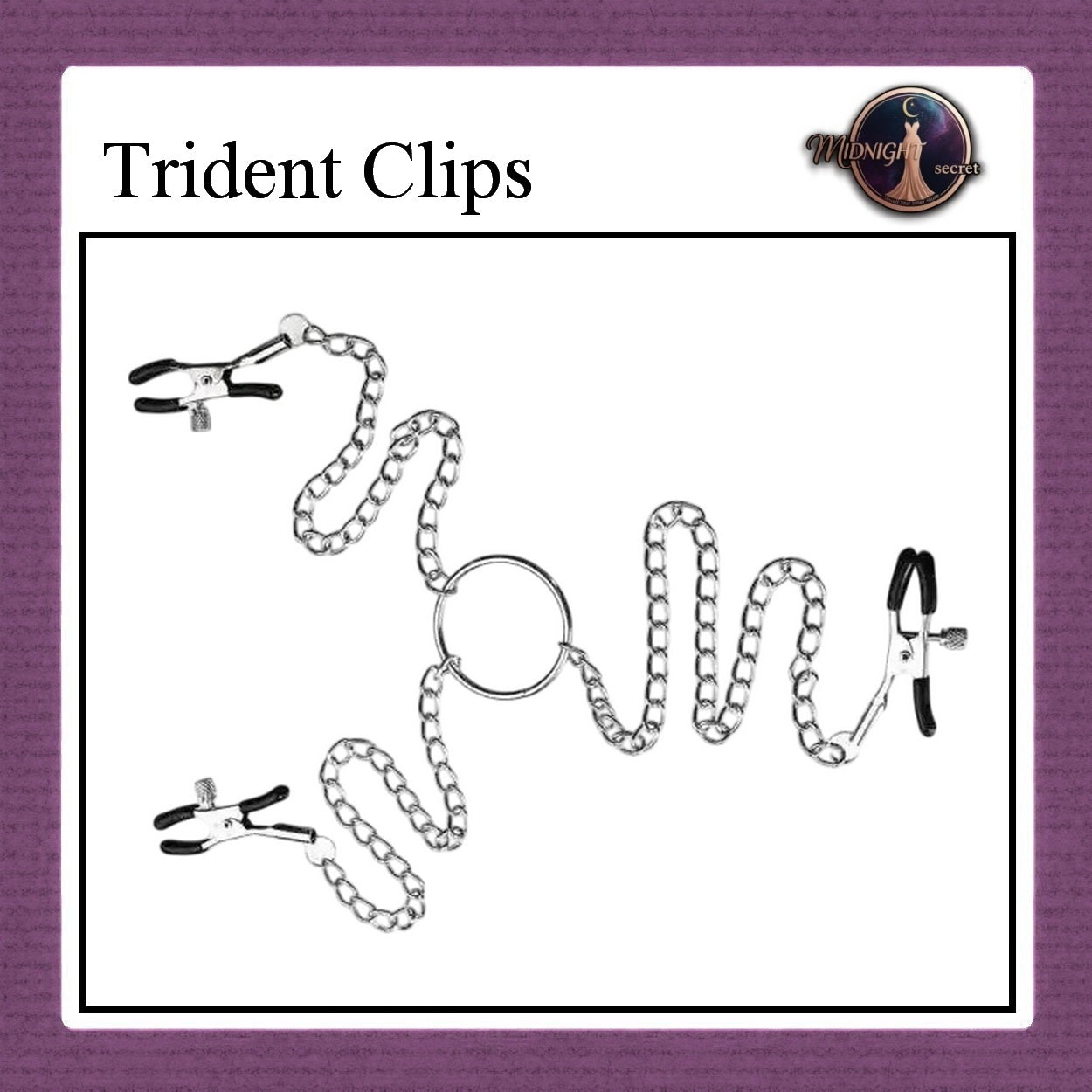 Midnight Clip - Trident 3 Way Nipple Clips Aksesoris BDSM
