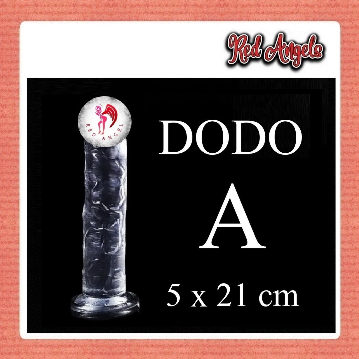 Red Angels Dildo Transparan DODO A