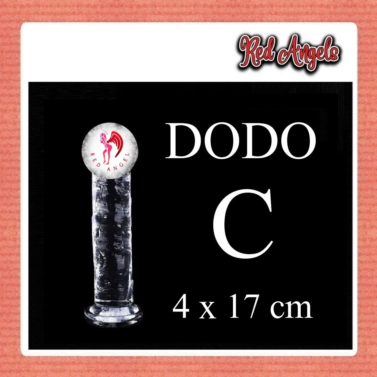 Red Angels Dildo Transparan DODO C