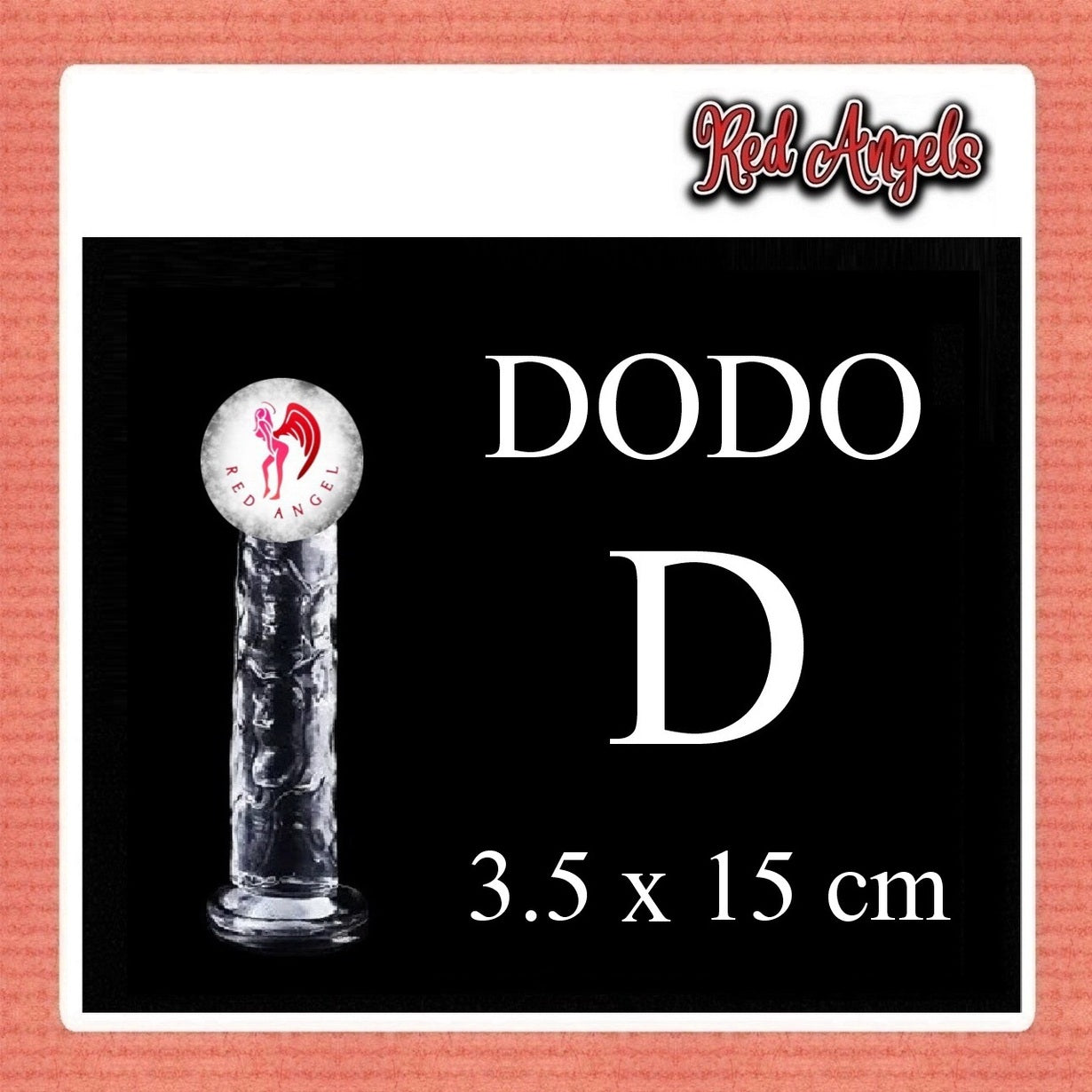 Red Angels Dildo Transparan DODO D