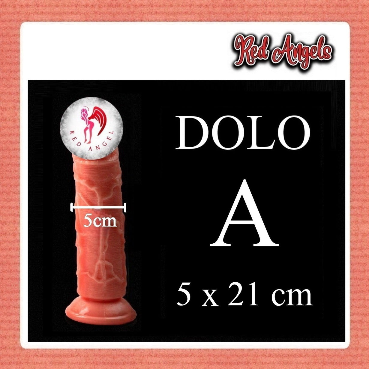 Red Angels Dildo Skin Warna Kulit Dolo A