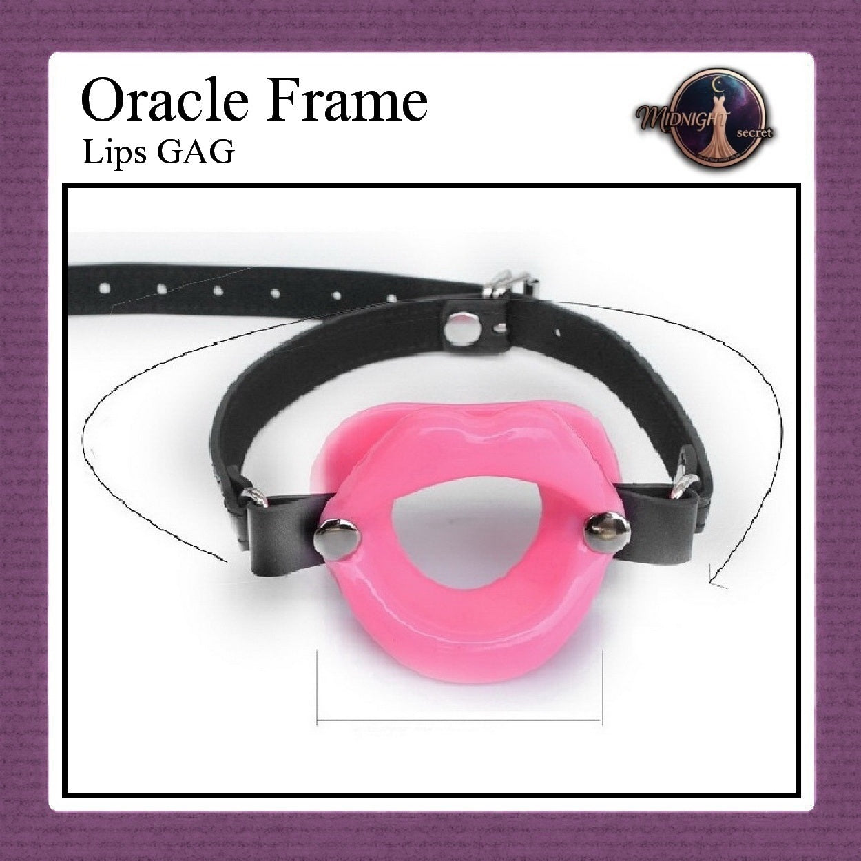 Midnight Mouth GAG - Oracle Frame Lips - Aksesoris BDSM