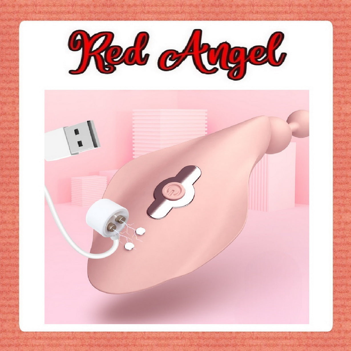Red Angels Vibrator Lilo Pari Remote Charge Slim