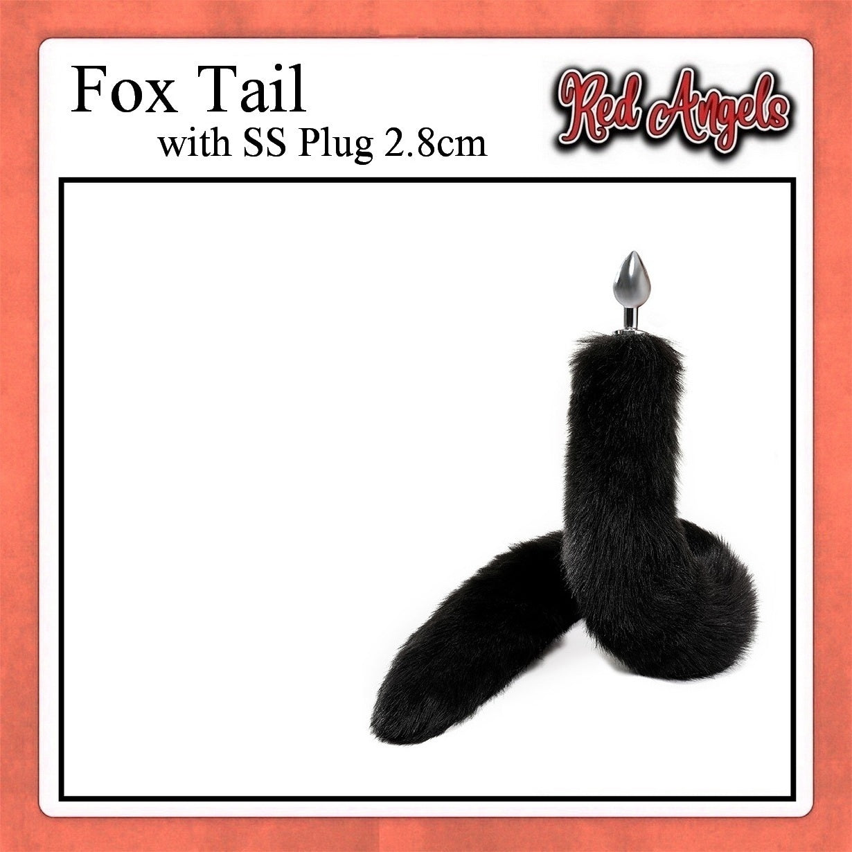 Red Angels Ekor Bulu Plus Plug Anal
