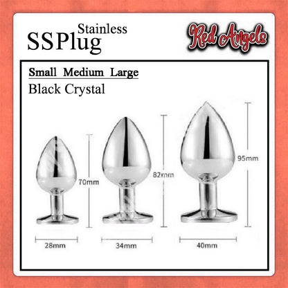 Red Angels Plug Anal Stainless Steell Ukuran M S L