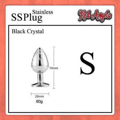 Red Angels Plug Anal Stainless Steell Ukuran M S L