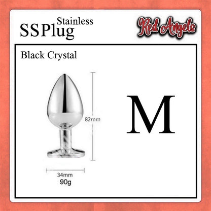 Red Angels Plug Anal Stainless Steell Ukuran M S L