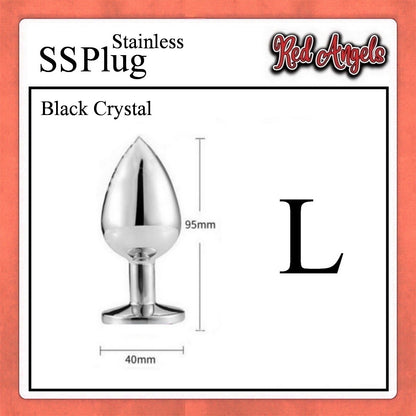 Red Angels Plug Anal Stainless Steell Ukuran M S L