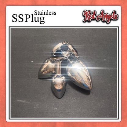 Red Angels Plug Anal Stainless Steell Ukuran M S L