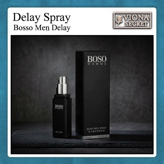 Viona BOSSO Men Delay Spray - Semprotan Penunda Ejakulasi Dini Pria Original