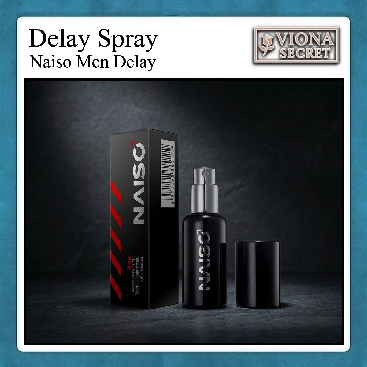 Viona NAISO Men Delay Spray - Semprotan Penunda Ejakulasi Dini Pria Original