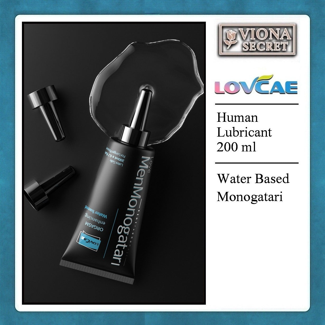 Midnight Monogatari Tube 200ml - Human Lubricant LovCae Pelumas Intim