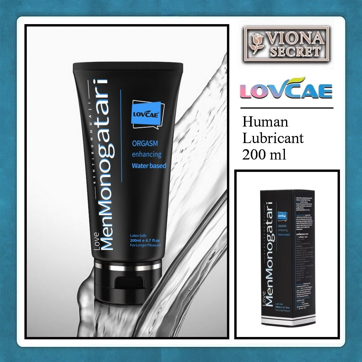 Midnight Monogatari Tube 200ml - Human Lubricant LovCae Pelumas Intim