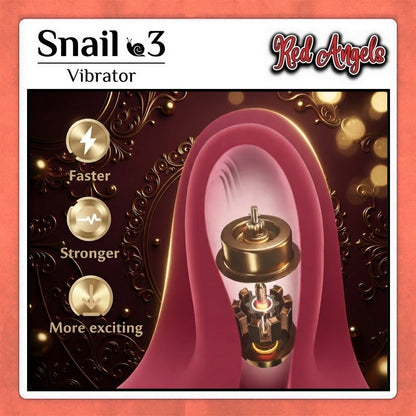 Red Angels Vibrator Snail 3 Charge