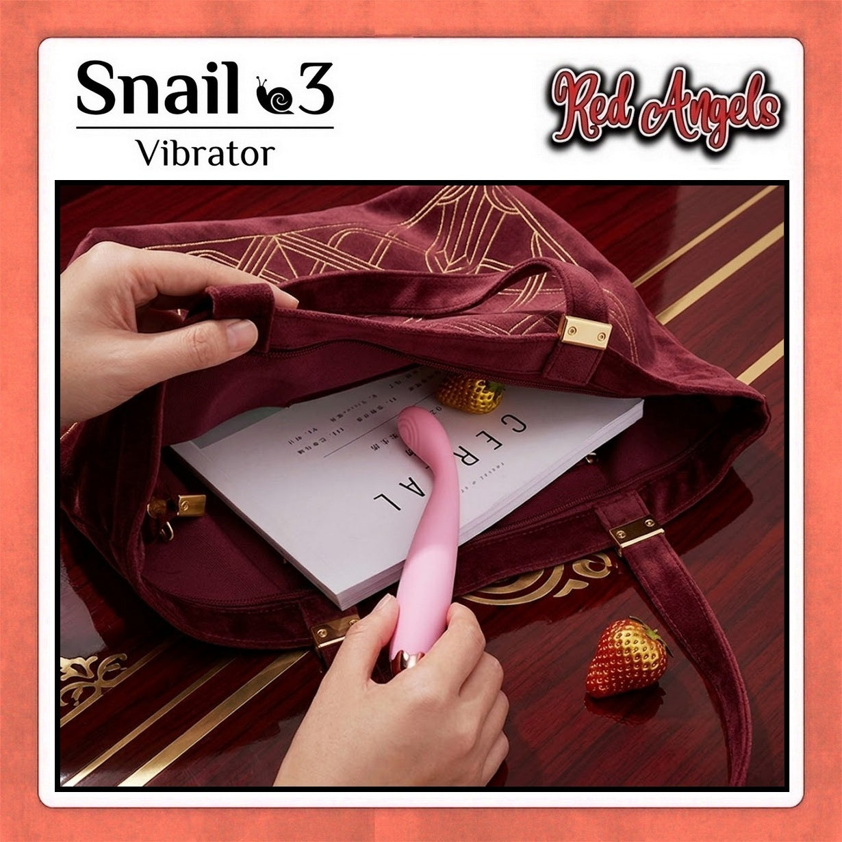 Red Angels Vibrator Snail 3 Charge