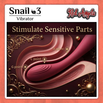 Red Angels Vibrator Snail 3 Charge