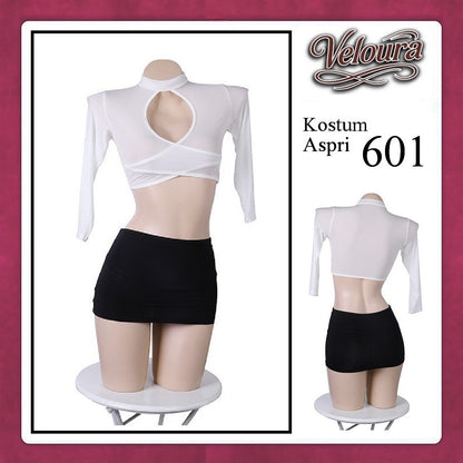 Veloura Pakaian Sexy Lingerie Wanita dan Cosplay Seksi Asisten Pribadi 601