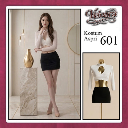 Veloura Pakaian Sexy Lingerie Wanita dan Cosplay Seksi Asisten Pribadi 601