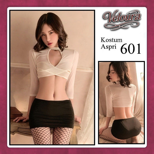 Veloura Pakaian Sexy Lingerie Wanita dan Cosplay Seksi Asisten Pribadi 601