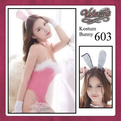 Veloura Rabbit Cosplay Set - Lingerie Kostum Kelinci Seksi Playful Bunny Girl 603