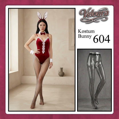 Veloura Nurse Cosplay Set - Lingerie Kostum Suster Perawat Seksi Playful Medical 604