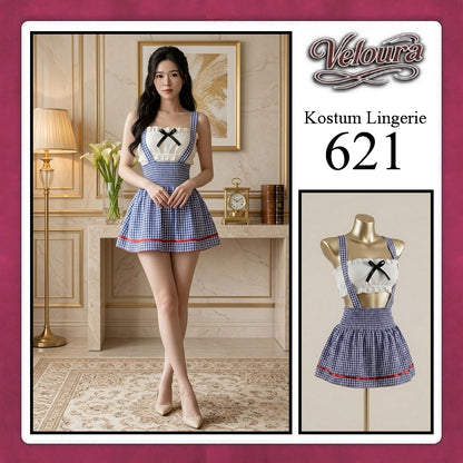 Veloura Sexy Lingerie Pakaian Cosplay Kostum Tema - 621