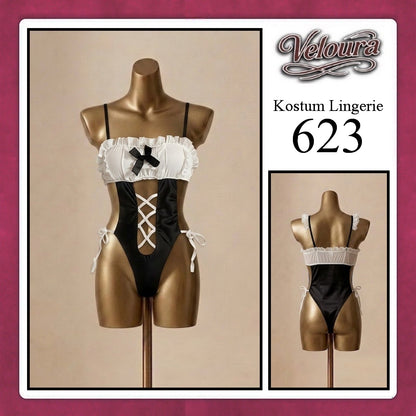 Veloura Sexy Lingerie Pakaian Cosplay Kostum Tema - 623