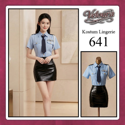 Veloura Sexy Lingerie Pakaian Cosplay Kostum Tema - 641