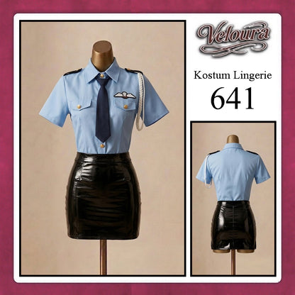 Veloura Sexy Lingerie Pakaian Cosplay Kostum Tema - 641
