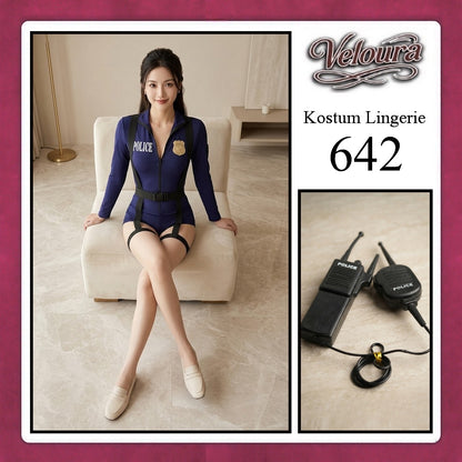 Veloura Sexy Lingerie Pakaian Cosplay Kostum Tema - 642