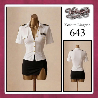 Veloura Sexy Lingerie Pakaian Cosplay Kostum Tema - 643