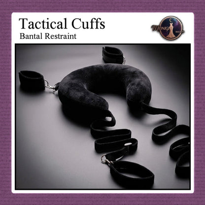Midnight Tactical Cuffs - Bantal Restraint Penyangga Leher Tangan Kaki