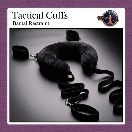 Midnight Tactical Cuffs - Bantal Restraint Penyangga Leher Tangan Kaki