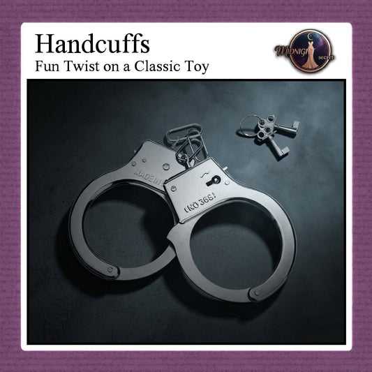 Midnight Handcuffs - Borgol Classic Manacle Steel