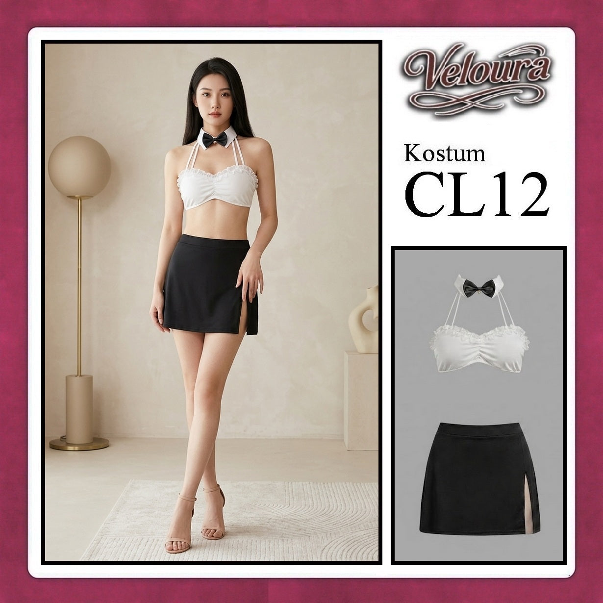 Veloura Pakaian Wanita Set Bikini dan Rok - CL12
