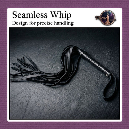 Midnight Whip Short - Cambuk BDSM 44 cm