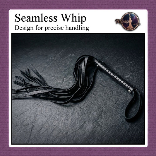 Midnight Whip Short - Cambuk BDSM 44 cm