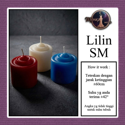 Midnight Lilin Low-Temperature Sensual Candle