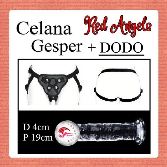Celana Gesper Famale + Dildo Ukuran C