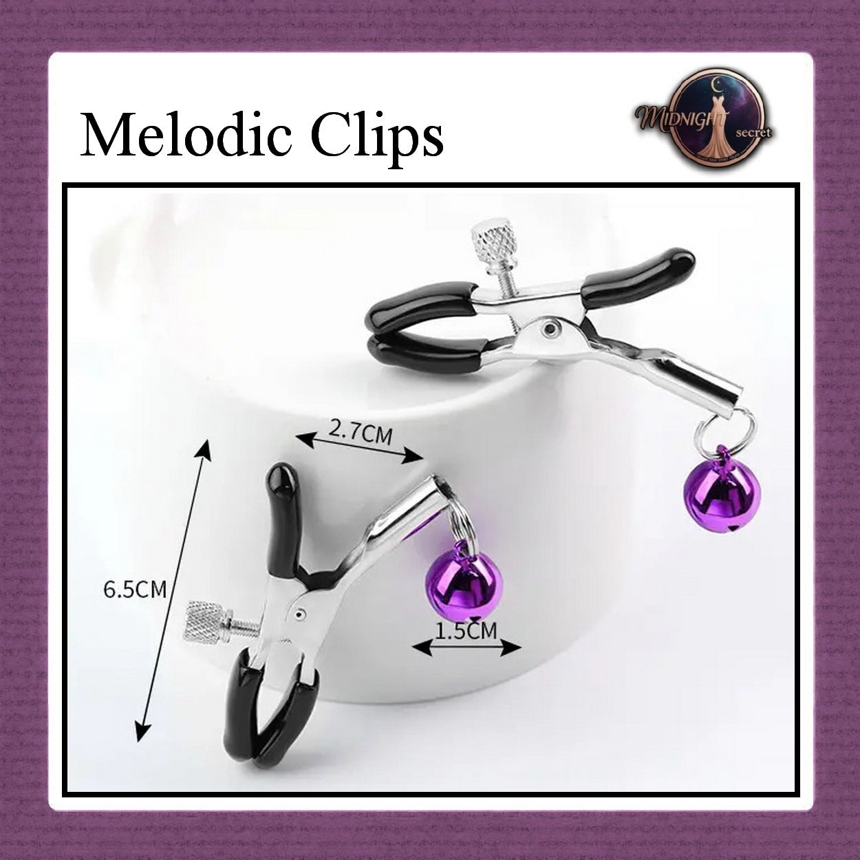 Midnight Clip - Melody Bell Nipple Clips Aksesoris
