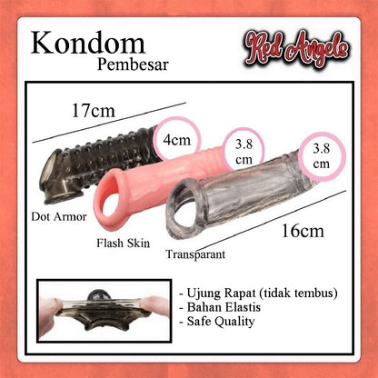 Red Angels Kondom Pria Dot Armor