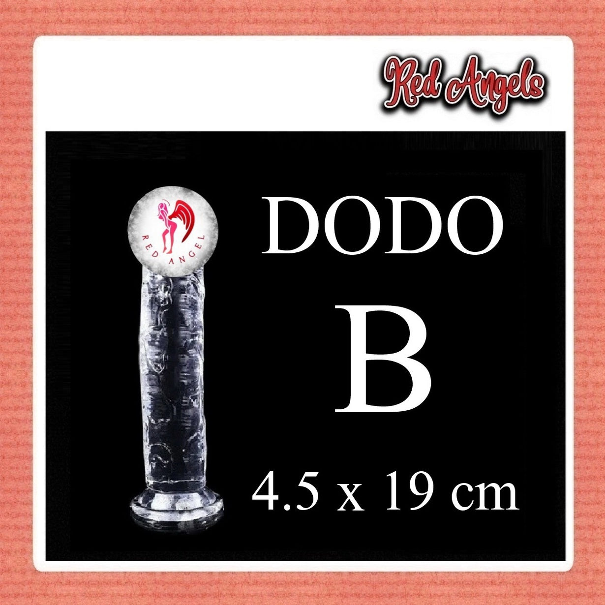 Red Angels Dildo Transparan DODO B