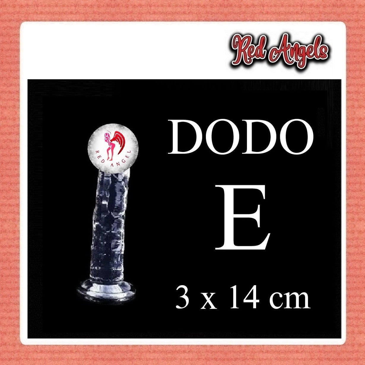 Red Angels Dildo Transparan DODO E