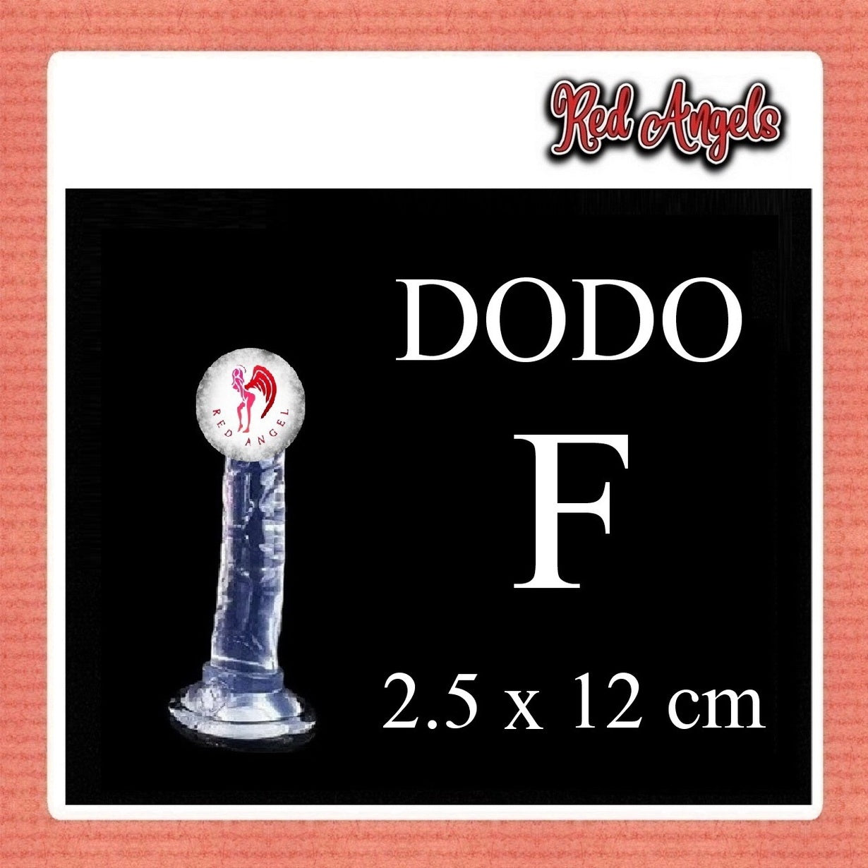 Red Angels Dildo Transparan DODO F