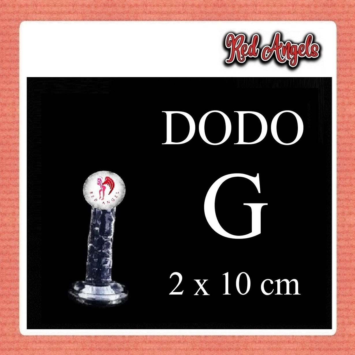 Red Angels Dildo Transparan DODO G