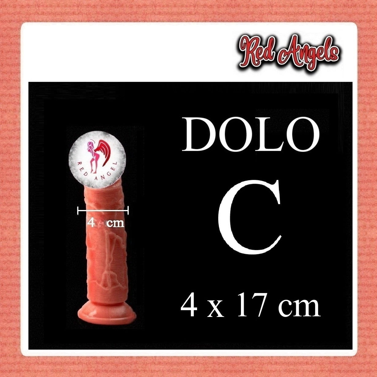 Red Angels Dildo Skin Warna Kulit Dolo C