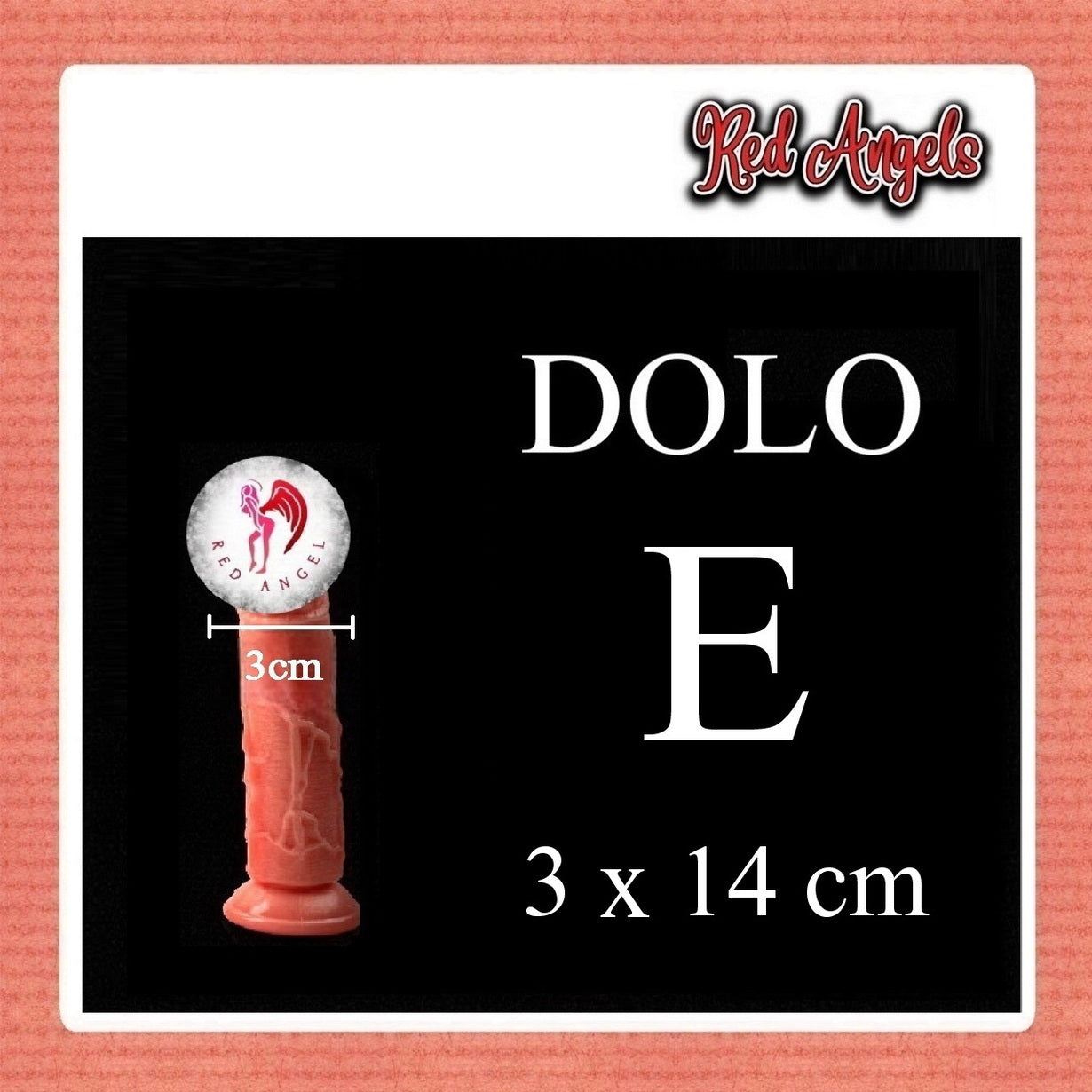 Red Angels Dildo Skin Warna Kulit Dolo E