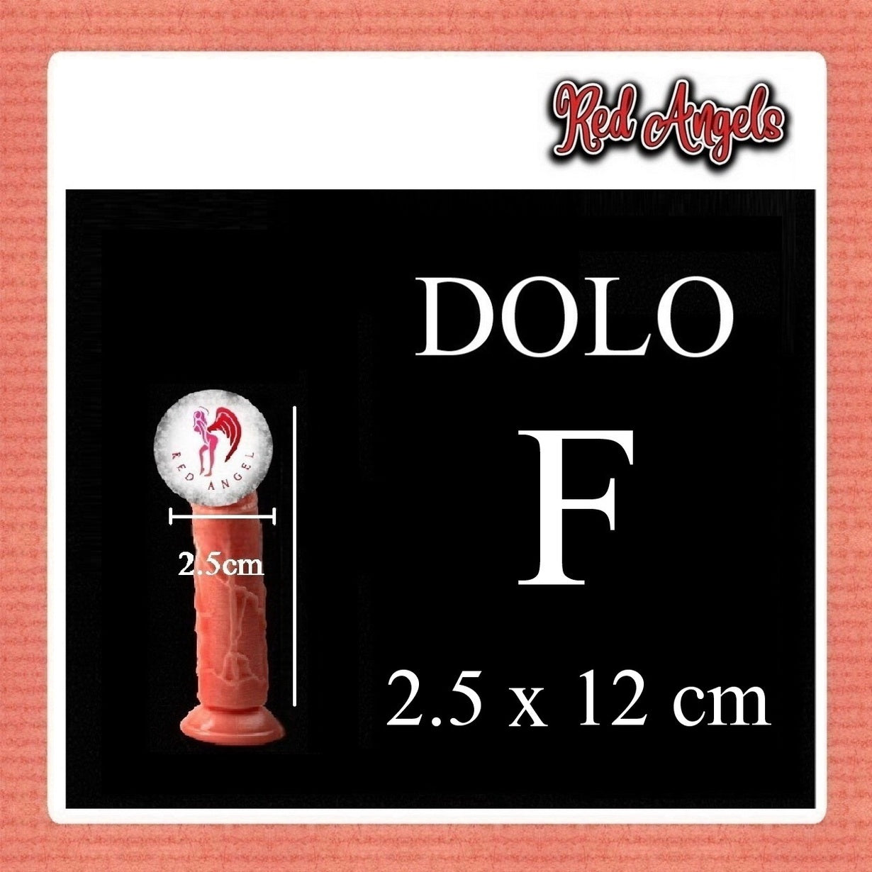 Red Angels Dildo Skin Warna Kulit Dolo F